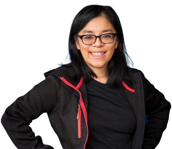 Woman smiling at the camera